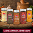 WBM Natural Spices Shaker Variety Pack, All Purpose Seasonings Cooking - Pack of 5